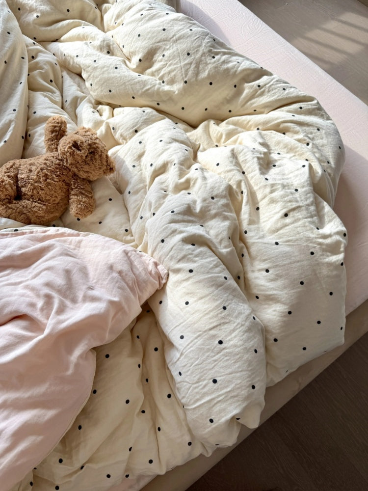 Polka Dot Duvet Cover Set