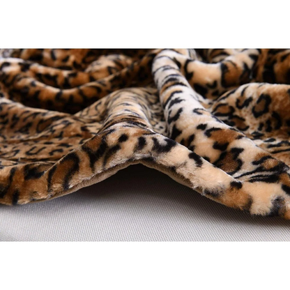Leopard Print Throw Blanket